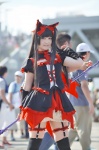 axe black_legwear cosplay dress garter_belt gate_-_jieitai_ka_no_chi_nite_kaku_tatakaeri hairbow madoka_(ii) rory_mercury thighhighs twintails zettai_ryouiki rating:Questionable score:0 user:nil!
