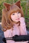 animal_ears cat_ears cosplay inami_yuri machine_gun original pink_eyes track_jacket twintails rating:Safe score:0 user:pixymisa