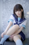 anegasaki_nene cosplay kneesocks love_plus myumyu pleated_skirt sailor_uniform school_uniform skirt sock_pull rating:Safe score:0 user:nil!