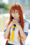cosplay glasses ikkitousen ryuubi_gentoku sailor_uniform school_uniform twintails yuuri_(shio274) rating:Safe score:0 user:lolzin
