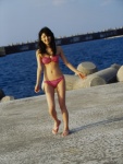 bikini cleavage hello_project_digital_books_52 michishige_sayumi ocean swimsuit rating:Safe score:0 user:nil!