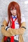 blouse cardigan cosplay hiokichi makise_kurisu pantyhose red_hair shorts steins;gate tie rating:Safe score:1 user:pixymisa