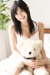 bed cleavage dress idol_factory_21 nakamura_miu stuffed_animal teddy_bear rating:Safe score:0 user:nil!