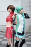 cosplay default_costume hatsune_miku kanda_midori meiko raiko twintails vocaloid rating:Safe score:2 user:Log