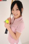 hamada_yuri pleated_skirt polo ponytail skirt tennis_racket rating:Safe score:0 user:nil!