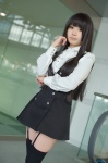 blouse cosplay garter_belt inu_boku_secret_service jumper mitsuru school_uniform shirakiin_ririchiyo thighhighs zettai_ryouiki rating:Safe score:2 user:nil!