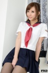 black_legwear hirose_mayu pantyhose pleated_skirt ponytail rq-star_915 sailor_uniform school_uniform skirt rating:Safe score:1 user:nil!