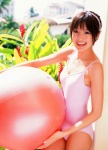angelic_smile beach_ball minami_akina one-piece_swimsuit swimsuit rating:Safe score:0 user:nil!