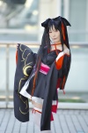 choker cosplay hairbows kimono machine-doll_wa_kizutsukanai myumyu thighhighs white_legwear yaya_(machine-doll) zettai_ryouiki rating:Safe score:2 user:nil!