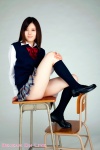 blouse kneesocks pleated_skirt school_uniform skirt sweater_vest yamamoto_itsuka rating:Safe score:1 user:nil!