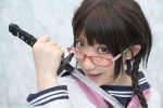 bleach cosplay glasses kurosaki_shihomu looking_over_glasses yadoumaru_lisa rating:Safe score:1 user:darkgray