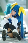 aizou_masaki bodysuit boots choker cosplay dizzy guilty_gear hairbows pantyhose tail thighhighs wings rating:Safe score:0 user:nil!