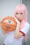 buruma cosplay gym_uniform hakamada_hinata pink_hair ro-kyu-bu! sakuya shorts tshirt rating:Safe score:0 user:nil!