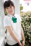 blouse nishino_koharu pleated_skirt ponytail school_uniform skirt sweater_vest rating:Safe score:0 user:nil!