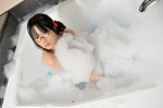 bathroom bathtub braids chocoball fujisawa_yayoi glasses ojou_matsuri_final soap_suds towel uchuu_no_stellvia wet rating:Safe score:0 user:nil!
