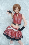 boots choker cosplay fingerless_gloves gloves kooki meiko miniskirt skirt vest vocaloid rating:Safe score:1 user:nil!