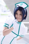 blue_hair cosplay dress gloves idolmaster idolmaster_million_live! miyuki_(iv) nurse nurse_cap nurse_uniform toyokawa_fuuka rating:Safe score:0 user:nil!