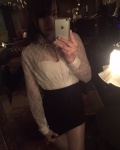 blouse corset iiniku_ushijima iphone miniskirt pantyhose see-through self-shot sheer_legwear skirt rating:Safe score:2 user:nil!
