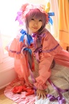 amatsuka_miyu cosplay dress hat patchouli_knowledge purple_hair robe touhou rating:Safe score:0 user:nil!