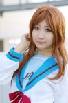 asahina_mikuru cosplay hio sailor_uniform school_uniform suzumiya_haruhi_no_yuuutsu rating:Safe score:0 user:nil!