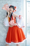blouse cosplay detached_sleeves hairbow hakurei_reimu miko satori skirt touhou rating:Safe score:2 user:nil!