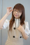 cosplay fukamachi_himari glasses iida_akino school_uniform w_wish rating:Safe score:0 user:darkgray