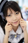 apron beret blouse corset cosplay kaieda_kae mia_costume waitress waitress_uniform rating:Safe score:0 user:pixymisa