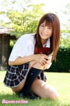 blouse kanda_marina kneesocks pleated_skirt school_uniform skirt rating:Safe score:1 user:nil!