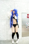blue_hair bodysuit cosplay dizzy guilty_gear hairbows kneesocks pantyhose risa_(ii) rating:Safe score:1 user:pixymisa