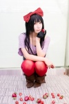 akiyama_mio boots cosplay gloves hairbow k-on! pantyhose red_legwear tshirt yaya rating:Safe score:1 user:pixymisa