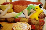 ass bodysuit cc cheese-kun code_geass cosplay green_hair mosaic_kakera pantyhose tatsuki rating:Safe score:7 user:nil!