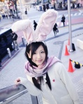 animal_ears blouse bunny_ears cardigan mimi_girls niwa_mikiho scarf school_uniform rating:Safe score:0 user:nil!