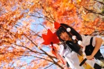 amatsuka_miyu blouse cosplay fan pleated_skirt shameimaru_aya skirt tokin_hat touhou wings rating:Safe score:0 user:nil!