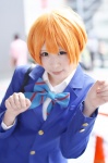 blazer blouse cosplay hoshizora_rin love_live!_school_idol_project moniko orange_hair school_uniform rating:Safe score:0 user:nil!