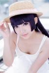 asae_ayato cosplay dress gokou_ruri ore_no_imouto_ga_konna_ni_kawaii_wake_ga_nai purple_eyes purple_hair straw_hat rating:Safe score:0 user:pixymisa