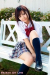 blouse kneesocks kuroda_mayuka pleated_skirt school_uniform skirt rating:Safe score:0 user:nil!