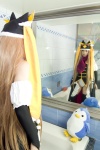 arai_yomi bathroom bathtub bodysuit cosplay detached_sleeves mawaru_penguindrum mirror penguin_hat princess_of_the_crystal shimashou_ka. thighhighs rating:Safe score:0 user:nil!