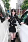 blazer blouse boots hairbow matsui_rena miniskirt school_uniform skirt ys_web_421 rating:Safe score:0 user:nil!