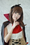 cape cosplay dress hairbow hana_(ii) idolmaster idolmaster_cinderella_girls one_glove sakuma_mayu rating:Safe score:0 user:nil!