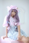 capelet cosplay dress enako hat patchouli_knowledge purple_hair touhou rating:Safe score:0 user:nil!