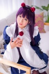 blouse cosplay gokou_ruri hairband mashiro_yuki miniskirt ore_no_imouto_ga_konna_ni_kawaii_wake_ga_nai pantyhose purple_hair purple_legwear shawl skirt rating:Safe score:0 user:nil!