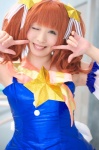 cosplay dress hair_ribbons idolmaster muu red_hair takatsuki_yayoi twintails rating:Safe score:0 user:nil!