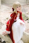 blonde_hair braid cosplay dress fate/series fate/stay_night kamui_arisa red_moon saber rating:Safe score:0 user:nil!