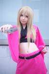 blonde_hair cosplay croptop gintama gun kijima_matako miniskirt pistol skirt soubi_zero rating:Safe score:0 user:pixymisa