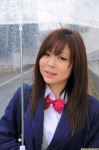 blazer blouse dgc_0923 maeda_ayana rain school_uniform umbrella rating:Safe score:0 user:nil!