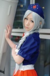 braid cosplay dress hat shinobu silver_hair touhou yagokoro_eirin rating:Safe score:1 user:nil!