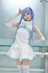 aya_(vi) blue_hair cosplay detached_sleeves dress original thighhighs twintails white_legwear zettai_ryouiki rating:Safe score:1 user:nil!
