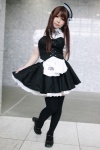 apron beret blouse corset cosplay maid maid_in_angels maid_uniform mashiyu_ichigo miniskirt skirt skirt_lift thighhighs zettai_ryouiki rating:Safe score:2 user:nil!