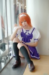 ahoge blouse cosplay hairband kimi_ga_nozomu_eien kneesocks orange_hair pleated_skirt school_uniform skirt suzumiya_akane yae_maiko rating:Safe score:0 user:nil!