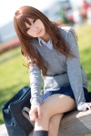blouse bookbag cosplay hori_kyoko hori-san_to_miyamura-kun kneesocks pleated_skirt seri skirt sweater rating:Safe score:2 user:pixymisa